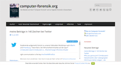 Desktop Screenshot of computer-forensik.org
